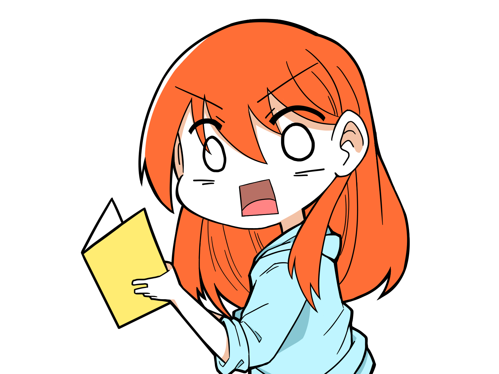 表情が固まっている女性
